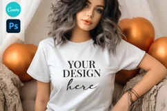 Bella and Canvas T-Shirt Mockup | Mockup | T Shirt Mockups Product Image 1