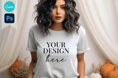Bella and Canvas T-Shirt Mockup | Mockup | T Shirt Mockups Product Image 1