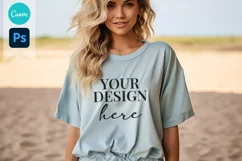Bella and Canvas T-Shirt Mockup | Mockup | T Shirt Mockups Product Image 1
