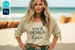 Bella and Canvas T-Shirt Mockup | Mockup | T Shirt Mockups Product Image 1