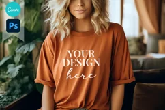 Bella and Canvas T-Shirt Mockup | Mockup | T Shirt Mockups Product Image 1