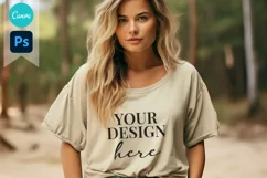 Bella and Canvas T-Shirt Mockup | Mockup | T Shirt Mockups Product Image 1