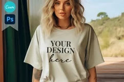 Bella and Canvas T-Shirt Mockup | Mockup | T Shirt Mockups Product Image 1