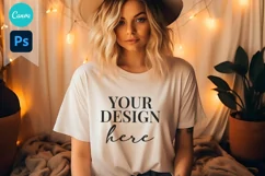Bella and Canvas T-Shirt Mockup | Mockup | T Shirt Mockups Product Image 1