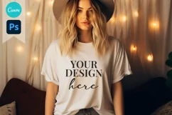 Bella and Canvas T-Shirt Mockup | Mockup | T Shirt Mockups Product Image 1