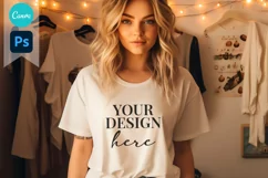 Bella and Canvas T-Shirt Mockup | Mockup | T Shirt Mockups Product Image 1