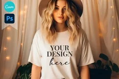 Bella and Canvas T-Shirt Mockup | Mockup | T Shirt Mockups Product Image 1