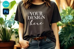 Bella and Canvas T-Shirt Mockup | Mockup | T Shirt Mockups Product Image 1