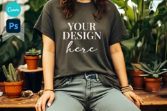 Bella and Canvas T-Shirt Mockup | Mockup | T Shirt Mockups Product Image 1
