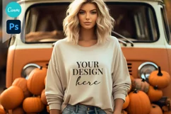 Bella and Canvas T-Shirt Mockup | Mockup | T Shirt Mockups Product Image 1