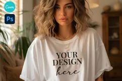 Bella and Canvas T-Shirt Mockup | Mockup | T Shirt Mockups Product Image 1