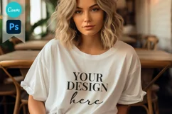 Bella and Canvas T-Shirt Mockup | Mockup | T Shirt Mockups Product Image 1