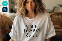 Bella and Canvas T-Shirt Mockup | Mockup | T Shirt Mockups Product Image 1
