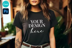 Bella and Canvas T-Shirt Mockup | Mockup | T Shirt Mockups Product Image 1