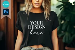 Bella and Canvas T-Shirt Mockup | Mockup | T Shirt Mockups Product Image 1