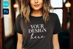 Bella and Canvas T-Shirt Mockup | Mockup | T Shirt Mockups Product Image 1