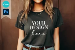 Bella and Canvas T-Shirt Mockup | Mockup | T Shirt Mockups Product Image 1