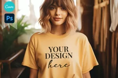 Bella and Canvas T-Shirt Mockup | Mockup | T Shirt Mockups Product Image 1