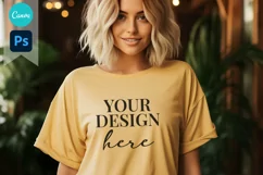 Bella and Canvas T-Shirt Mockup | Mockup | T Shirt Mockups Product Image 1