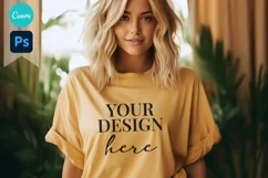 Bella and Canvas T-Shirt Mockup | Mockup | T Shirt Mockups Product Image 1