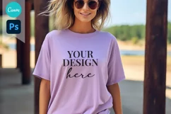 Bella and Canvas T-Shirt Mockup | Mockup | T Shirt Mockups Product Image 1