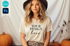 Bella and Canvas T-Shirt Mockup | Mockup | T Shirt Mockups Product Image 1