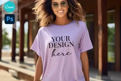 Bella and Canvas T-Shirt Mockup | Mockup | T Shirt Mockups Product Image 1