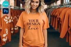 Bella and Canvas T-Shirt Mockup | T-Shirt Mockup | Mockup Product Image 1