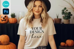Bella and Canvas T-Shirt Mockup | Mockup | T Shirt Mockups Product Image 1