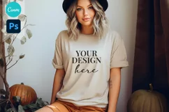 Bella and Canvas T-Shirt Mockup | Mockup | T Shirt Mockups Product Image 1
