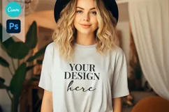 Bella and Canvas T-Shirt Mockup | Mockup | T Shirt Mockups Product Image 1
