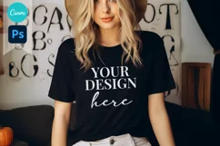 Bella and Canvas T-Shirt Mockup | Mockup | T Shirt Mockups Product Image 1
