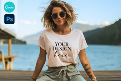 Bella and Canvas T-Shirt Mockup | Mockup | T Shirt Mockups Product Image 1