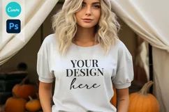 Bella and Canvas T-Shirt Mockup | Mockup | T Shirt Mockups Product Image 1