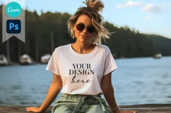 Bella and Canvas T-Shirt Mockup | Mockup | T Shirt Mockups Product Image 1