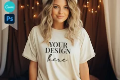 Bella and Canvas T-Shirt Mockup | Mockup | T Shirt Mockups Product Image 1