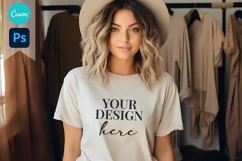 Bella and Canvas T-Shirt Mockup | Mockup | T Shirt Mockups Product Image 1