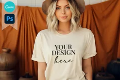Bella and Canvas T-Shirt Mockup | Mockup | T Shirt Mockups Product Image 1