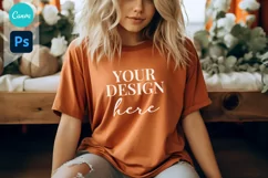 Bella and Canvas T-Shirt Mockup | Mockup | T Shirt Mockups Product Image 1