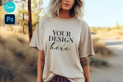 Bella and Canvas T-Shirt Mockup | Mockup | T Shirt Mockups Product Image 1