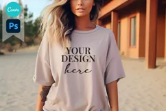 Bella and Canvas T-Shirt Mockup | Mockup | T Shirt Mockups Product Image 1