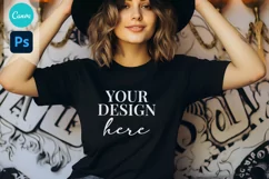 Bella and Canvas T-Shirt Mockup | Mockup | T Shirt Mockups Product Image 1