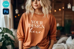 Bella and Canvas T-Shirt Mockup | Mockup | T Shirt Mockups Product Image 1