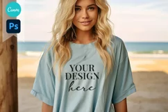Bella and Canvas T-Shirt Mockup | Mockup | T Shirt Mockups Product Image 1