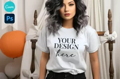 Bella and Canvas T-Shirt Mockup | Mockup | T Shirt Mockups Product Image 1