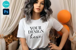 Bella and Canvas T-Shirt Mockup | Mockup | T Shirt Mockups Product Image 1