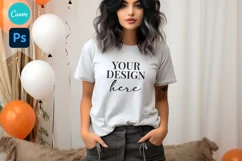 Bella and Canvas T-Shirt Mockup | Mockup | T Shirt Mockups Product Image 1