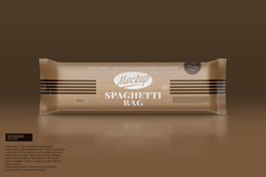 Kraft Spaghetti Pasta Bag Mockup Product Image 1
