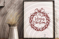Wreath Ribbon cutting file SVG DXF Product Image 3