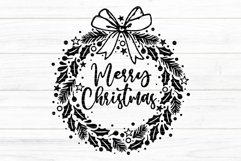 Wreath Ribbon cutting file SVG DXF FCM Product Image 1